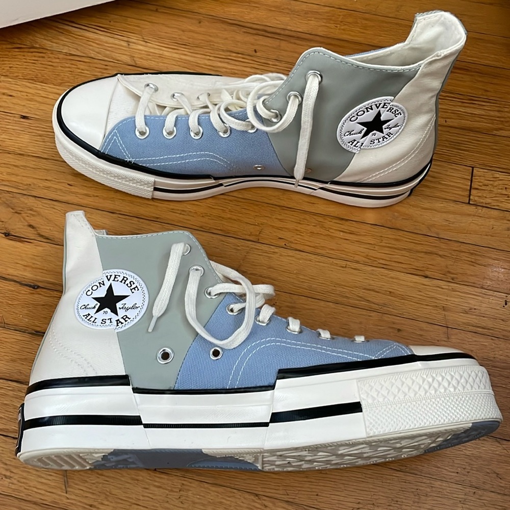 NEVER WORN: chuck 70 plus high tops size 10.5 US men’s!!